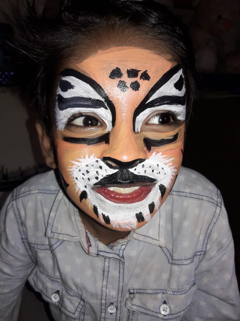  face panting in jaipur